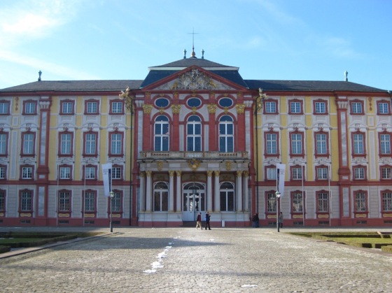 Entrance of Schloss Bruchsal